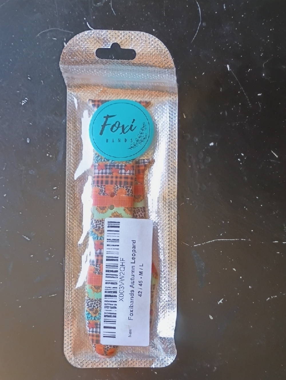 Colorful Autumn Pattern Fitbit versa 1/2 Watch Band - Picture 2 of 4